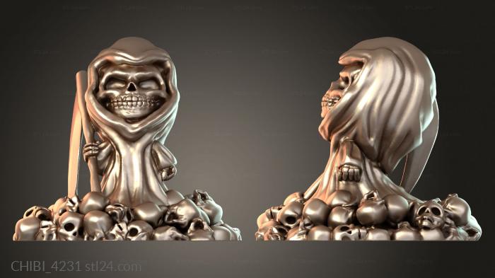 Chibi Funko / Чиби Фанко (CHIBI_4231) 3D модель для ЧПУ станка