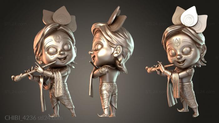 Chibi Funko / Чиби Фанко (CHIBI_4236) 3D модель для ЧПУ станка