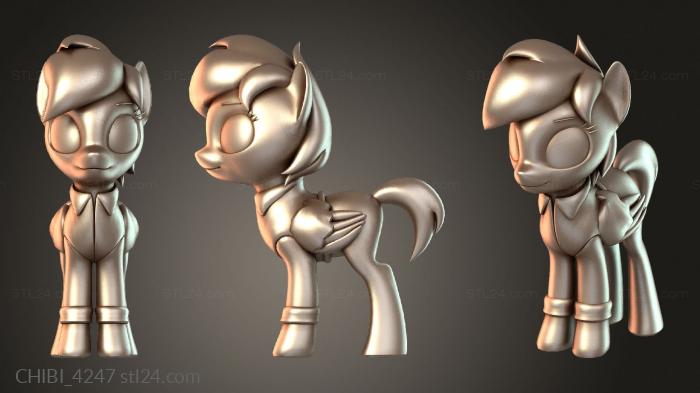Chibi Funko / Чиби Фанко (CHIBI_4247) 3D модель для ЧПУ станка
