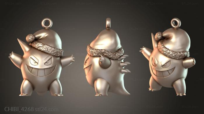 Chibi Funko / Чиби Фанко (CHIBI_4268) 3D модель для ЧПУ станка