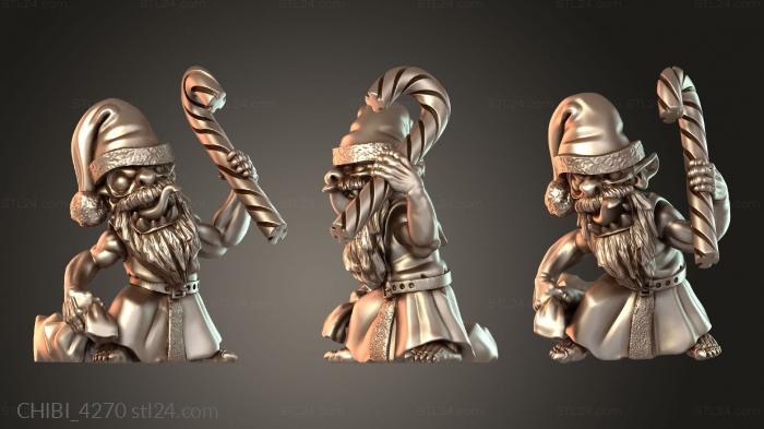 Chibi Funko / Чиби Фанко (CHIBI_4270) 3D модель для ЧПУ станка