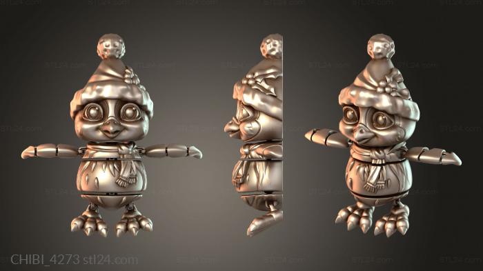Chibi Funko / Чиби Фанко (CHIBI_4273) 3D модель для ЧПУ станка
