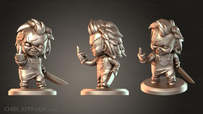 Chibi Funko / Чиби Фанко (CHIBI_4299) 3D модель для ЧПУ станка