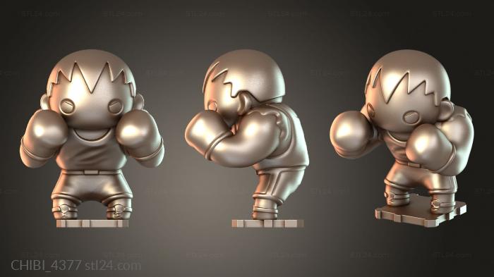 Chibi Funko / Чиби Фанко (CHIBI_4377) 3D модель для ЧПУ станка