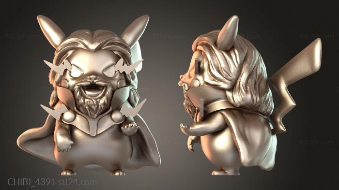 Chibi Funko / Чиби Фанко (CHIBI_4391) 3D модель для ЧПУ станка