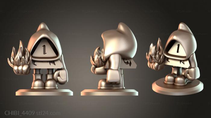 Chibi Funko / Чиби Фанко (CHIBI_4409) 3D модель для ЧПУ станка