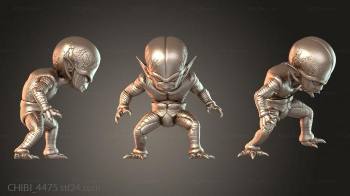 Chibi Funko / Чиби Фанко (CHIBI_4475) 3D модель для ЧПУ станка