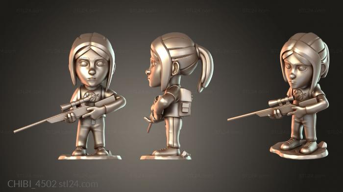 Chibi Funko / Чиби Фанко (CHIBI_4502) 3D модель для ЧПУ станка