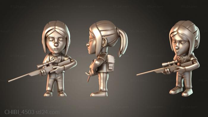Chibi Funko / Чиби Фанко (CHIBI_4503) 3D модель для ЧПУ станка