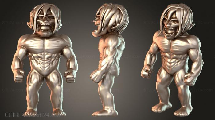 Chibi Funko / Чиби Фанко (CHIBI_4523) 3D модель для ЧПУ станка