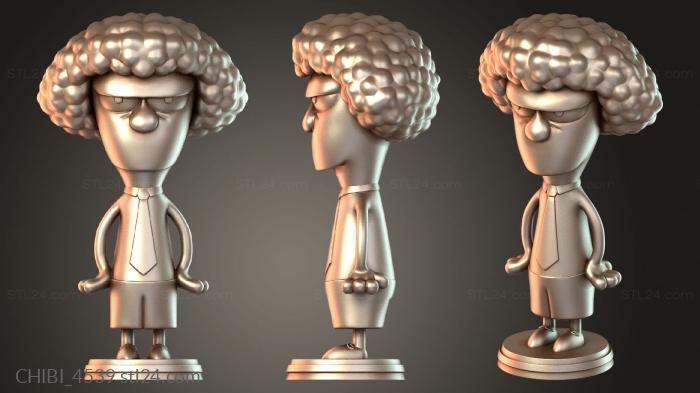 Chibi Funko / Чиби Фанко (CHIBI_4539) 3D модель для ЧПУ станка