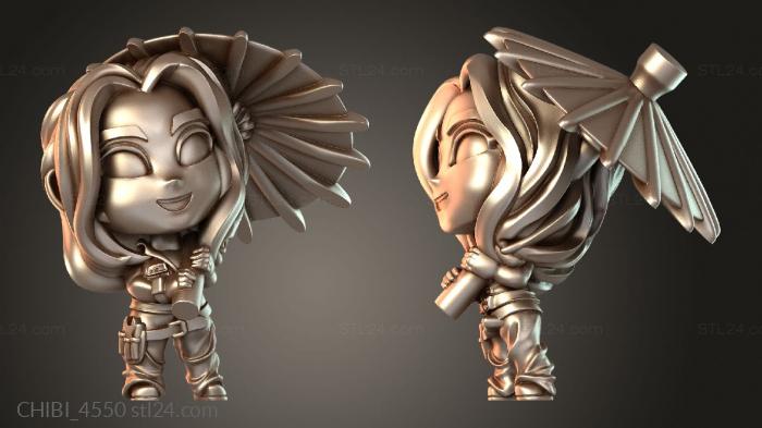 Chibi Funko / Чиби Фанко (CHIBI_4550) 3D модель для ЧПУ станка