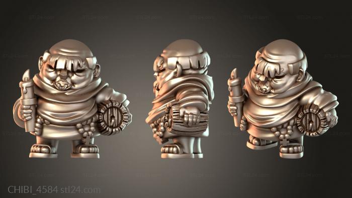 Chibi Funko / Чиби Фанко (CHIBI_4584) 3D модель для ЧПУ станка