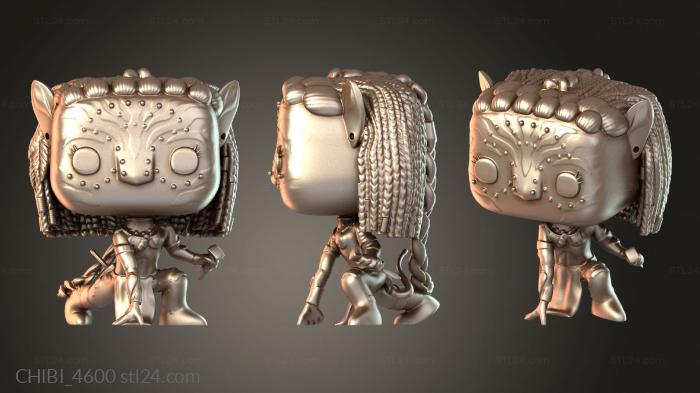 Chibi Funko / Чиби Фанко (CHIBI_4600) 3D модель для ЧПУ станка