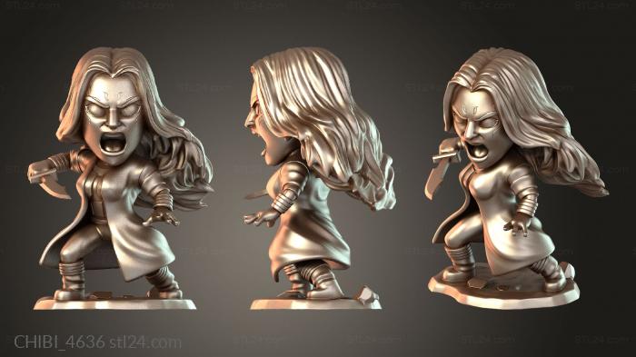 Chibi Funko / Чиби Фанко (CHIBI_4636) 3D модель для ЧПУ станка