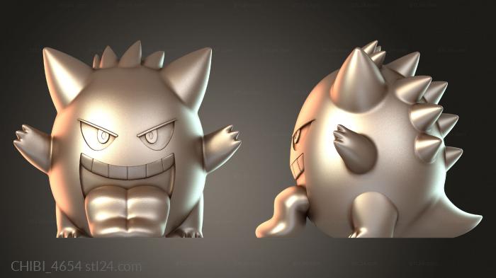 Chibi Funko / Чиби Фанко (CHIBI_4654) 3D модель для ЧПУ станка