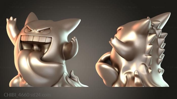 Chibi Funko / Чиби Фанко (CHIBI_4660) 3D модель для ЧПУ станка