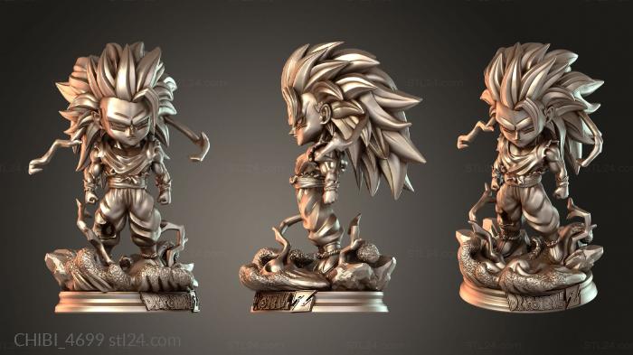 Chibi Funko / Чиби Фанко (CHIBI_4699) 3D модель для ЧПУ станка