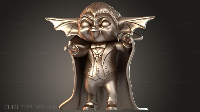 Chibi Funko / Чиби Фанко (CHIBI_4721) 3D модель для ЧПУ станка