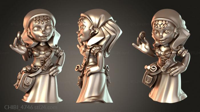 Chibi Funko / Чиби Фанко (CHIBI_4746) 3D модель для ЧПУ станка