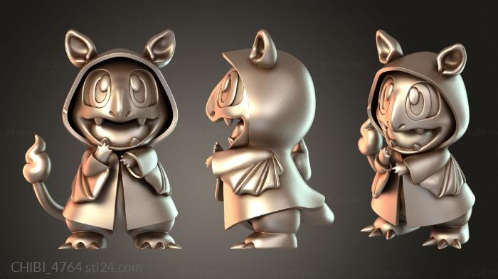 Chibi Funko / Чиби Фанко (CHIBI_4764) 3D модель для ЧПУ станка