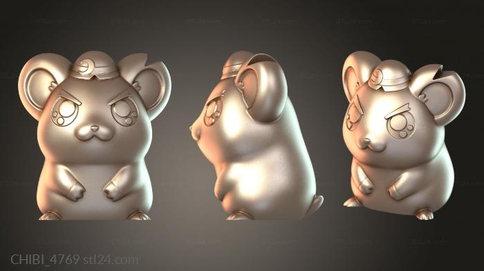Chibi Funko / Чиби Фанко (CHIBI_4769) 3D модель для ЧПУ станка