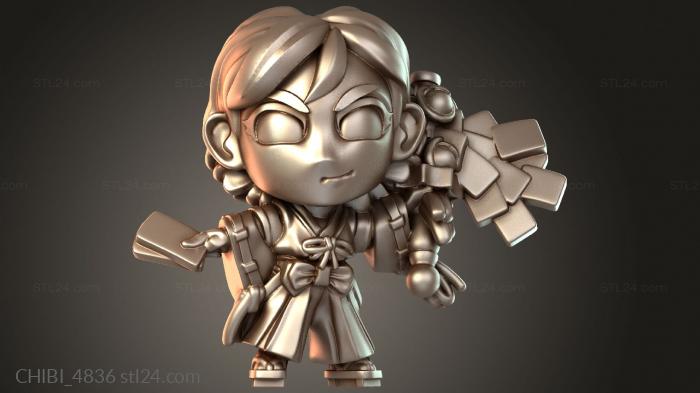 Chibi Funko / Чиби Фанко (CHIBI_4836) 3D модель для ЧПУ станка