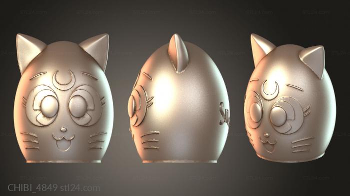 Chibi Funko / Чиби Фанко (CHIBI_4849) 3D модель для ЧПУ станка