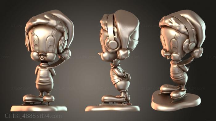 Chibi Funko / Чиби Фанко (CHIBI_4888) 3D модель для ЧПУ станка