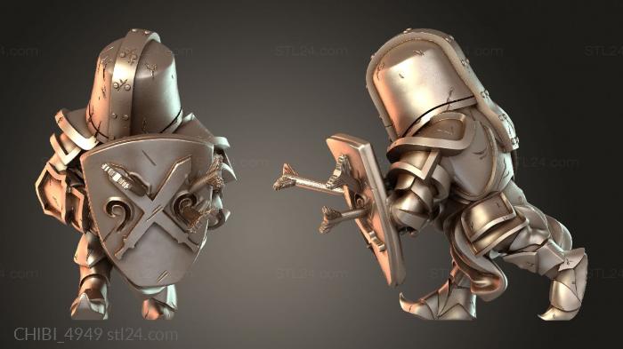 Chibi Funko / Чиби Фанко (CHIBI_4949) 3D модель для ЧПУ станка