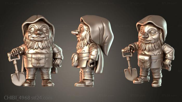 Chibi Funko / Чиби Фанко (CHIBI_4968) 3D модель для ЧПУ станка