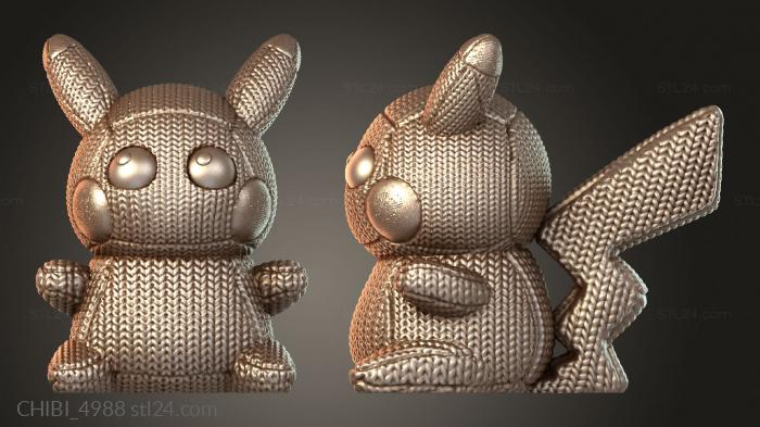 Chibi Funko / Чиби Фанко (CHIBI_4988) 3D модель для ЧПУ станка