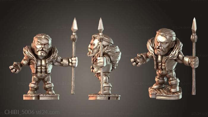 Chibi Funko / Чиби Фанко (CHIBI_5006) 3D модель для ЧПУ станка