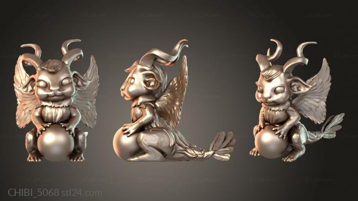 Chibi Funko / Чиби Фанко (CHIBI_5068) 3D модель для ЧПУ станка