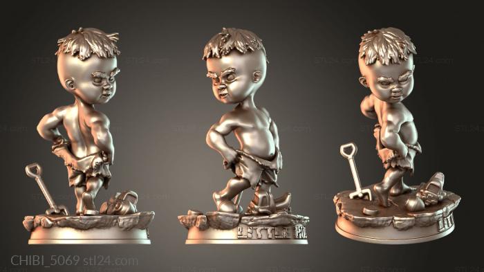 Chibi Funko / Чиби Фанко (CHIBI_5069) 3D модель для ЧПУ станка