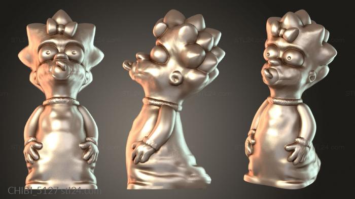 Chibi Funko / Чиби Фанко (CHIBI_5127) 3D модель для ЧПУ станка