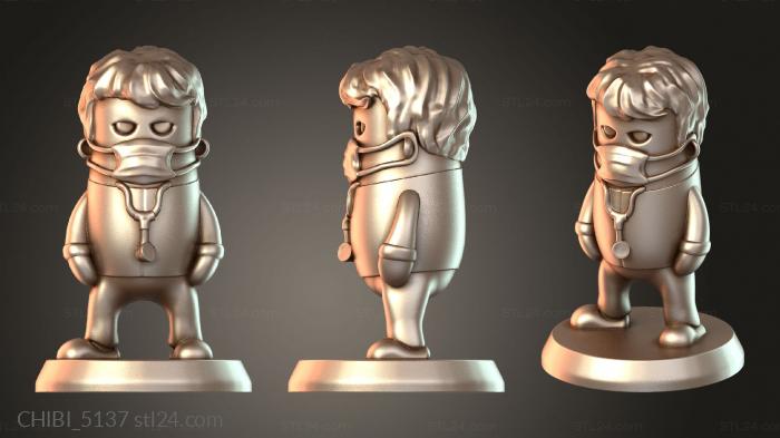 Chibi Funko / Чиби Фанко (CHIBI_5137) 3D модель для ЧПУ станка