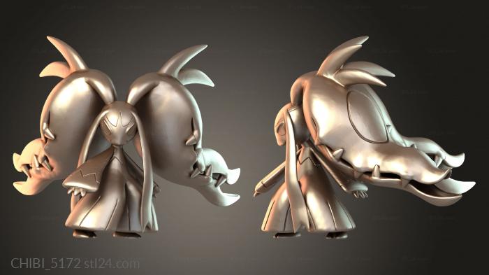Chibi Funko / Чиби Фанко (CHIBI_5172) 3D модель для ЧПУ станка