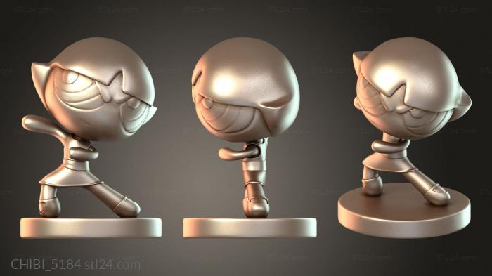 Chibi Funko / Чиби Фанко (CHIBI_5184) 3D модель для ЧПУ станка