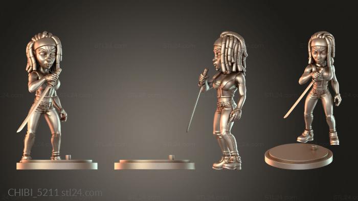 Chibi Funko / Чиби Фанко (CHIBI_5211) 3D модель для ЧПУ станка