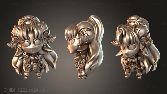 Chibi Funko / Чиби Фанко (CHIBI_5222) 3D модель для ЧПУ станка