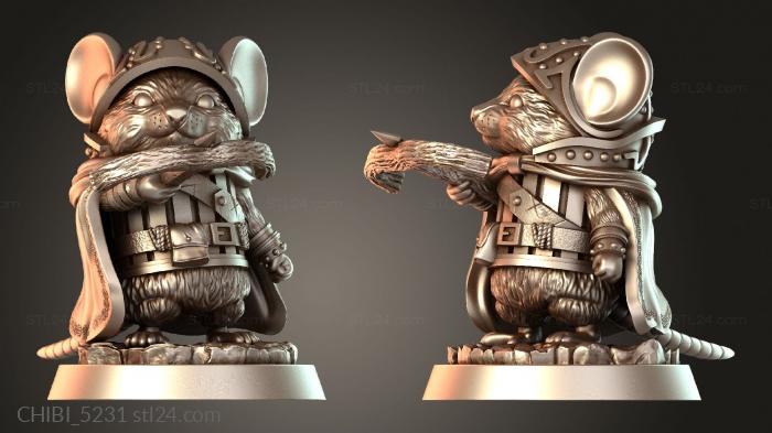 Chibi Funko / Чиби Фанко (CHIBI_5231) 3D модель для ЧПУ станка