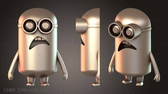 Chibi Funko / Чиби Фанко (CHIBI_5240) 3D модель для ЧПУ станка