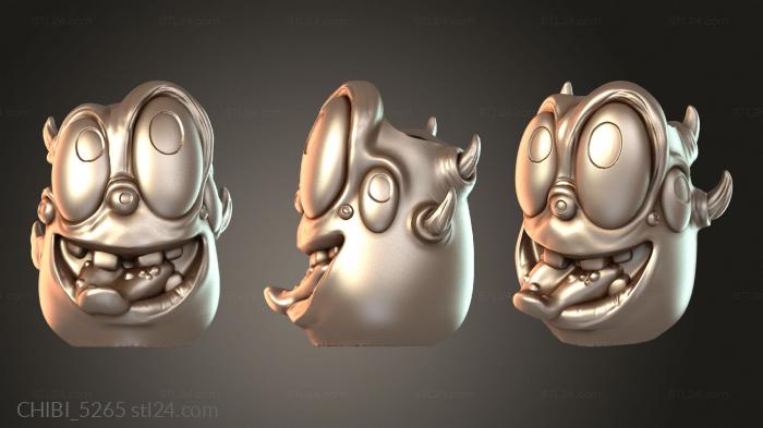 Chibi Funko / Чиби Фанко (CHIBI_5265) 3D модель для ЧПУ станка