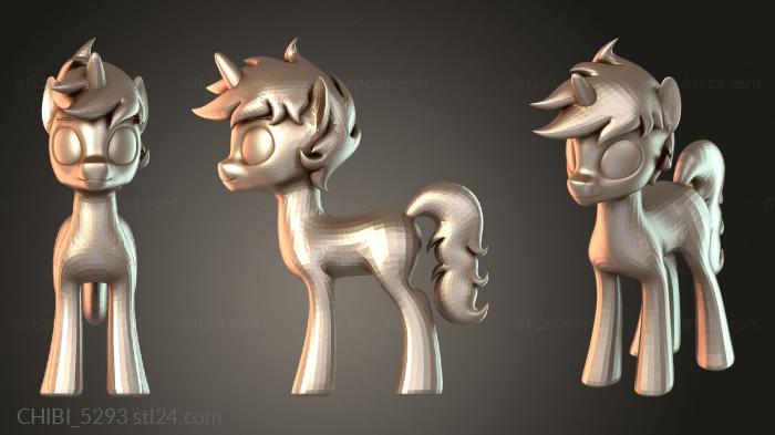 Chibi Funko / Чиби Фанко (CHIBI_5293) 3D модель для ЧПУ станка
