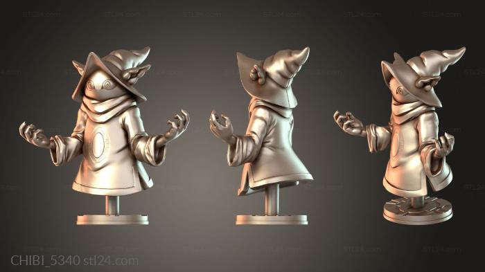 Chibi Funko / Чиби Фанко (CHIBI_5340) 3D модель для ЧПУ станка