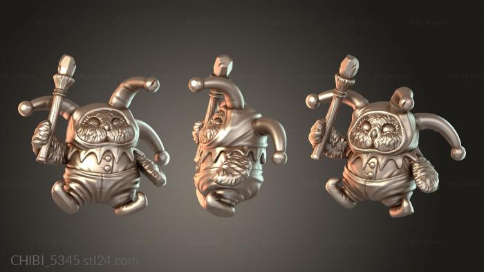 Chibi Funko / Чиби Фанко (CHIBI_5345) 3D модель для ЧПУ станка