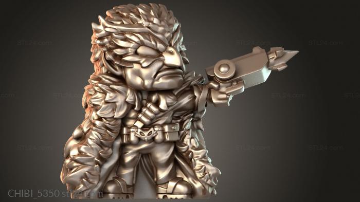 Chibi Funko / Чиби Фанко (CHIBI_5350) 3D модель для ЧПУ станка