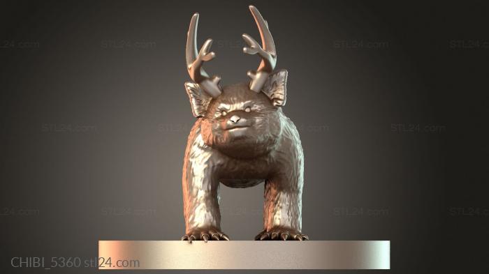 Chibi Funko / Чиби Фанко (CHIBI_5360) 3D модель для ЧПУ станка