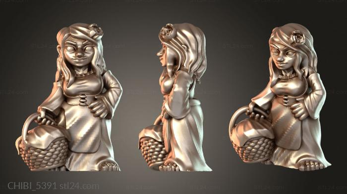 Chibi Funko / Чиби Фанко (CHIBI_5391) 3D модель для ЧПУ станка